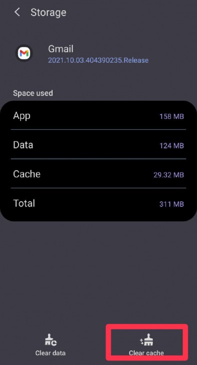 เคลียร์ข้อมูลแคช ภายในเครื่อง (Clear Cache Data)