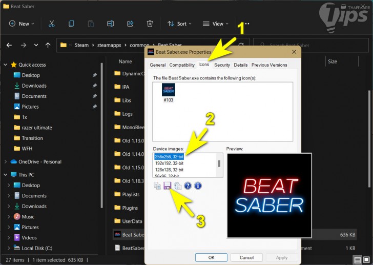 วิธีเซฟรูปไอคอน ออกมาจากไฟล์ .exe ที่ต้องการ (How to save icon from EXE File ?)