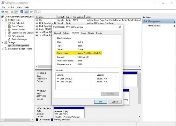 ขั้นตอนการแปลงพาร์ทิชันแบบ MBR เป็น GPT โดยใช้ MBR2GPT