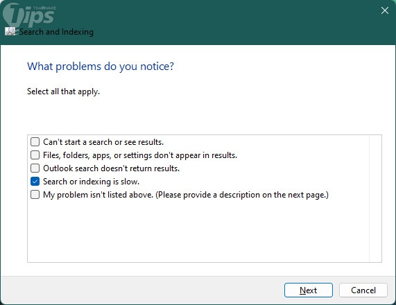 ใช้เครื่องมือ Troubleshoot (Use Troubleshoot Tool)