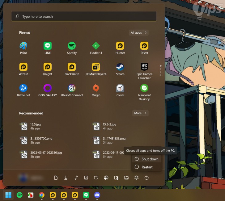 รีบูตคอมพิวเตอร์ของคุณ (Reboot your computer)