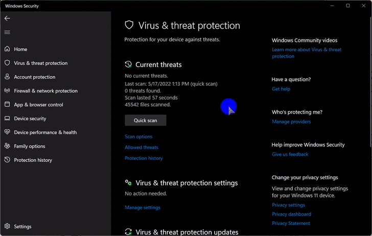 ปิดการทำงานของ โปรแกรมป้องกันไวรัส ชั่วคราว (Disable antivirus software temporarily)