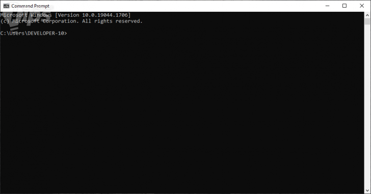 รันคำสั่งจากแหล่งที่ไม่น่าเชื่อถือใน Command Prompt