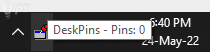 การใช้โปรแกรม DeskPins เพื่อปักหมุดหน้าต่าง หรือหน้าจอ ให้อยู่บนสุด