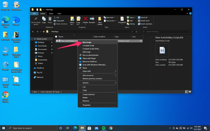 การใช้โปรแกรม AutoHotkey ร่วมกับการใส่คำสั่งเข้าไป เพื่อปักหมุดหน้าจอ ให้อยู่บนสุด
