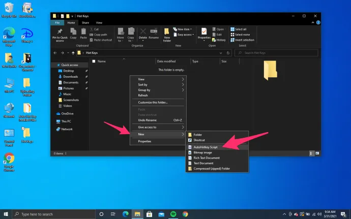 การใช้โปรแกรม AutoHotkey ร่วมกับการใส่คำสั่งเข้าไป เพื่อปักหมุดหน้าจอ ให้อยู่บนสุด