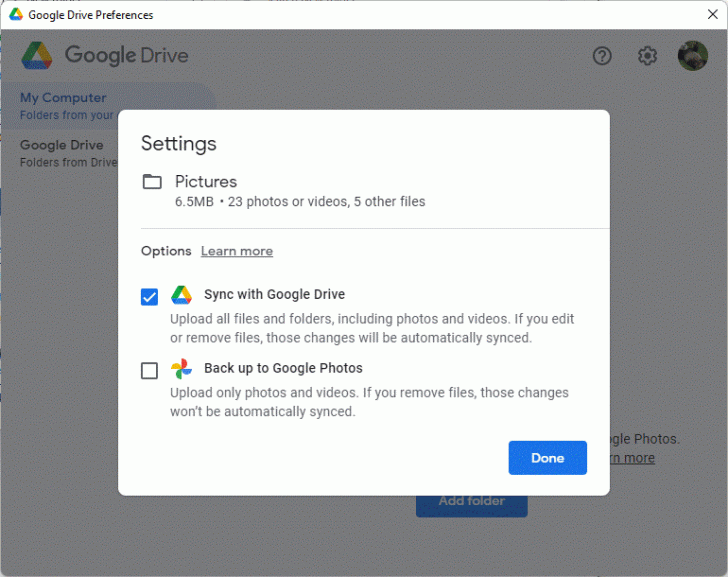 วิธีซิงค์โฟลเดอร์บน Windows บน PC ของคุณกับ Google Drive (How to sync Windows for PC folder with Google Drive ?)