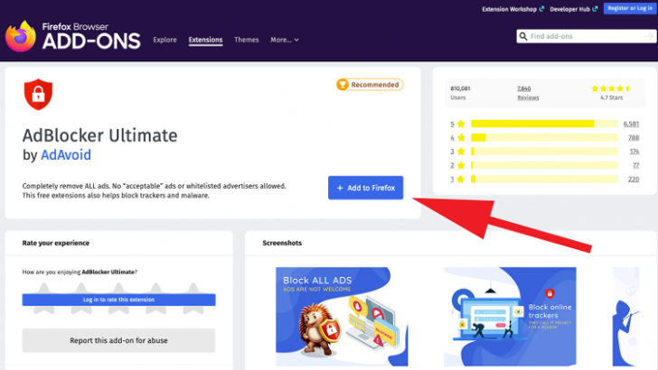 ติดตั้ง Ads blocker บน PC