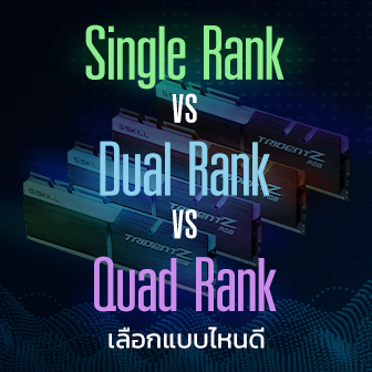 แรม Single Rank, Dual Rank และ Quad Rank คืออะไร ? และ ต่างกันอย่างไร ? ดูยังไง ?