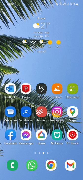 กด Disable แอปพลิเคชันผ่าน App Launcher