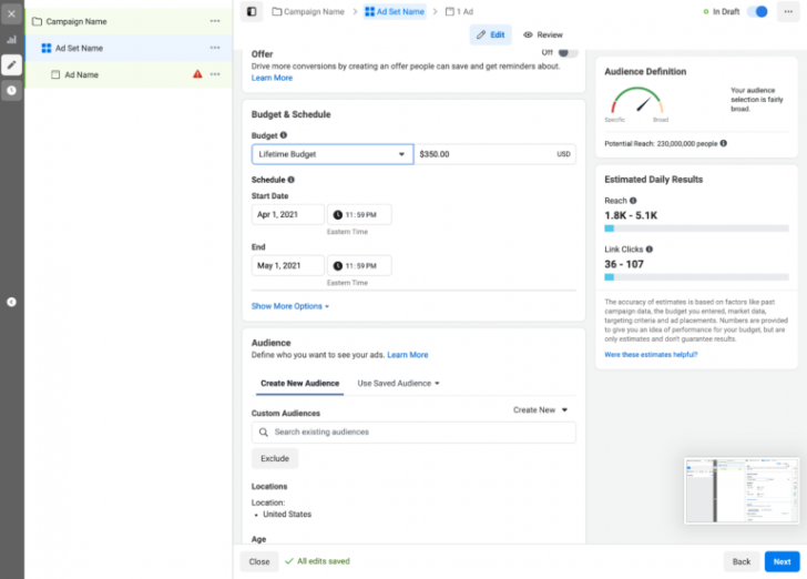 วิธีการสร้างภาพสไลด์ (Carousel Post) บน Facebook ผ่านหน้า Ads Manager