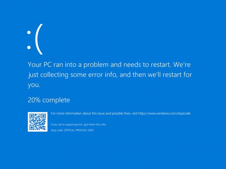 จอฟ้าแห่งความตาย (Blue Screen of Death - BSOD)
