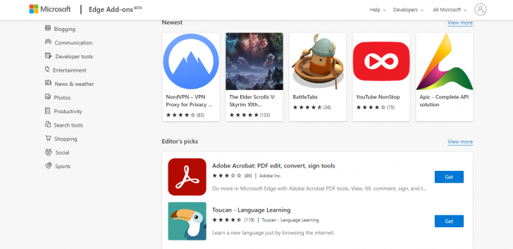 ตัวอย่าง Add-on หรือ Extension