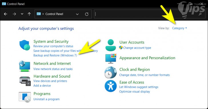 วิธีสร้างไฟล์ System Image Backup เพื่อสำรองข้อมูล