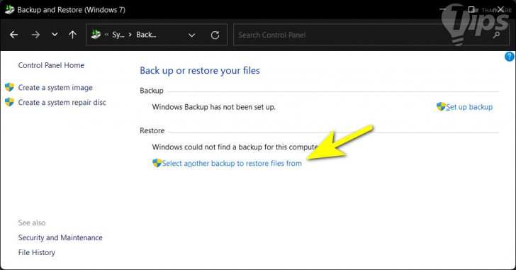 วิธีนำข้อมูลจาก System Image Backup กลับมาใช้งาน