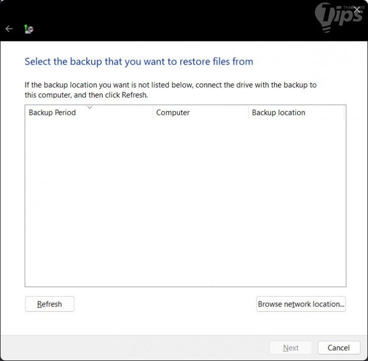 วิธีนำข้อมูลจาก System Image Backup กลับมาใช้งาน