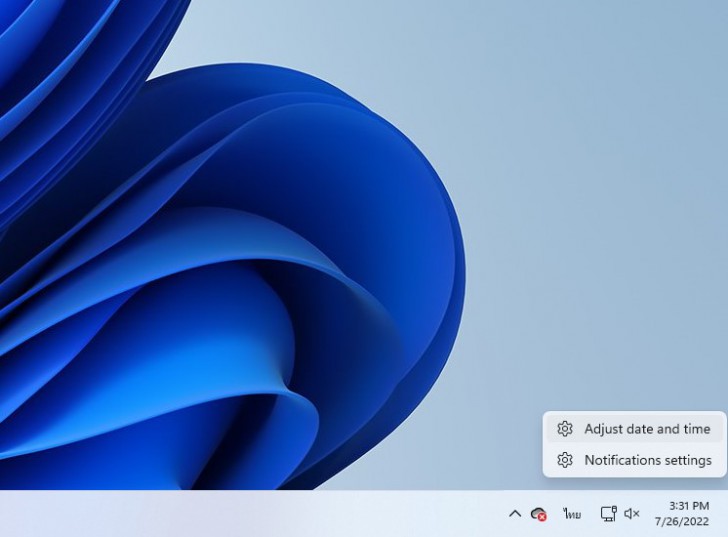 การตั้งค่าวันที่และเวลาบนระบบปฏิบัติการ Windows