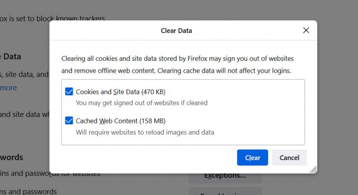 วิธีล้างข้อมูลการท่องเว็บไซต์ บนเว็บเบราว์เซอร์ Mozilla Firefox