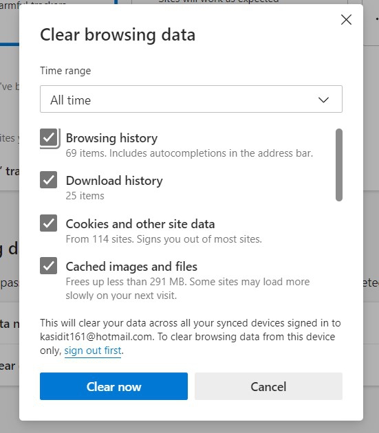 วิธีล้างข้อมูลการท่องเว็บไซต์ บนเว็บเบราว์เซอร์ Microsoft Edge วิธีล้างข้อมูลการท่องเว็บไซต์ บนเว็บเบราว์เซอร์ Microsoft Edge
