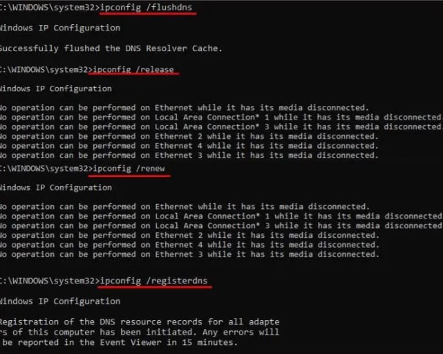 ล้างแคช DNS (Clear DNS Cache) ล้างแคช DNS (Clear DNS Cache)