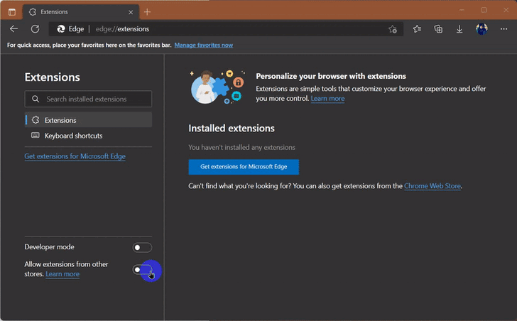 วิธีติดตั้งส่วนขยายของ Chrome บนเว็บเบราว์เซอร์ Microsoft Edge