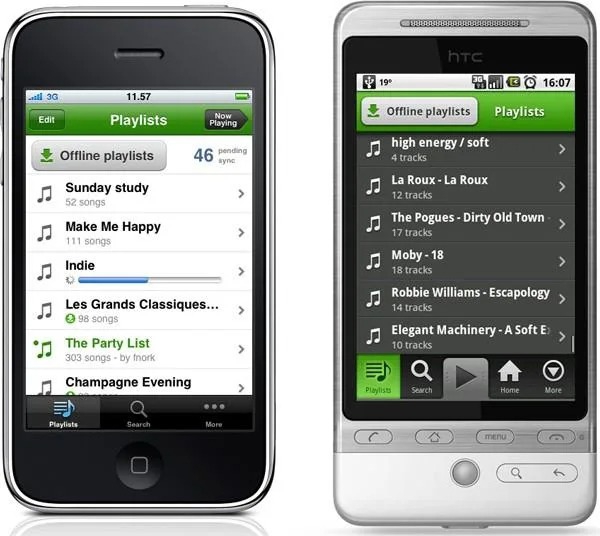 แอปพลิเคชัน Spotify เวอร์ชันแรก ที่ลงบน iOS และ Android แอปพลิเคชัน Spotify เวอร์ชันแรก ที่ลงบน iOS และ Android