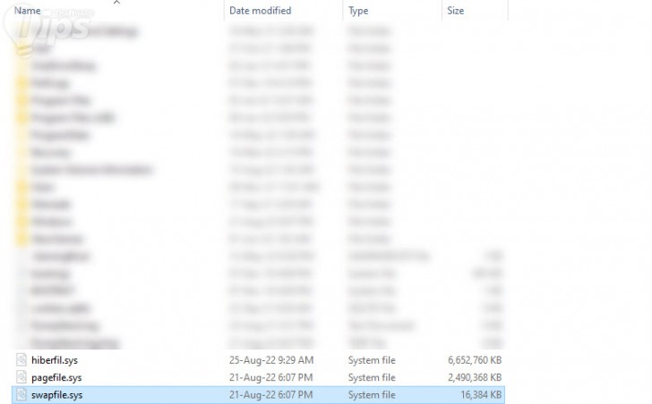 เราสามารถลบไฟล์ Swapfile.sys ทิ้งได้ไหม ?