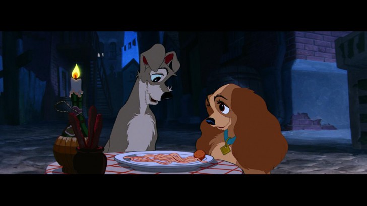 หนัง ภาพยนตร์ การ์ตูน Lady and the Tramp ค.ศ. 1955 (พ.ศ. 2498)