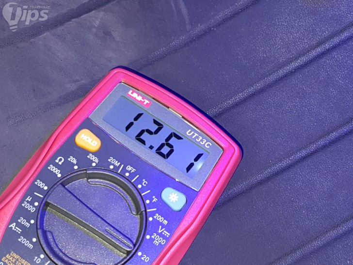 ถ้ามีกระแสไฟ หน้าจอจะขึ้นมาแบบนี้