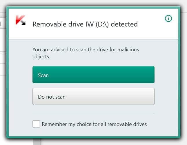 สแกนหาไวรัส (Check the USB Drive for Viruses)