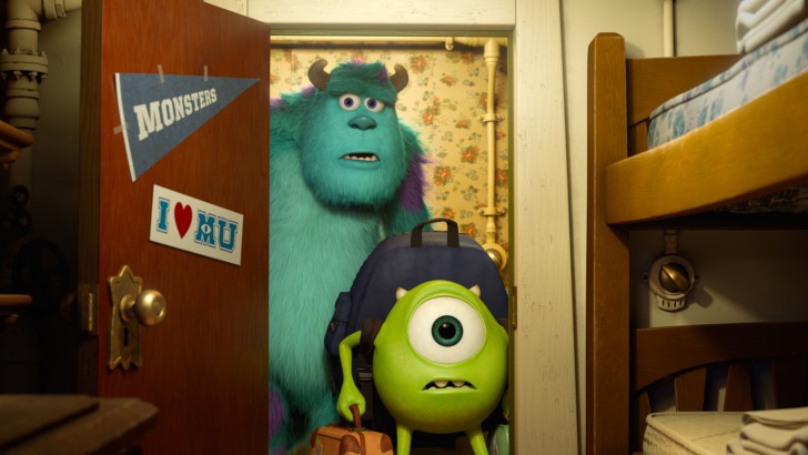 ภาพจากหนัง ภาพยนตร์ แอนิเมชัน Monster University ค.ศ. 2013 (พ.ศ. 2556)
