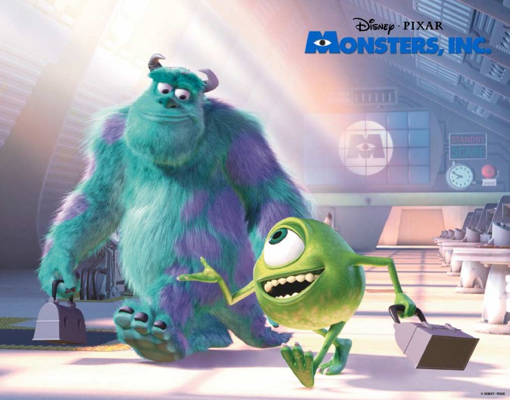 ภาพจากหนัง ภาพยนตร์ แอนิเมชัน Monster, Inc. ค.ศ. 2001 (พ.ศ. 2544)