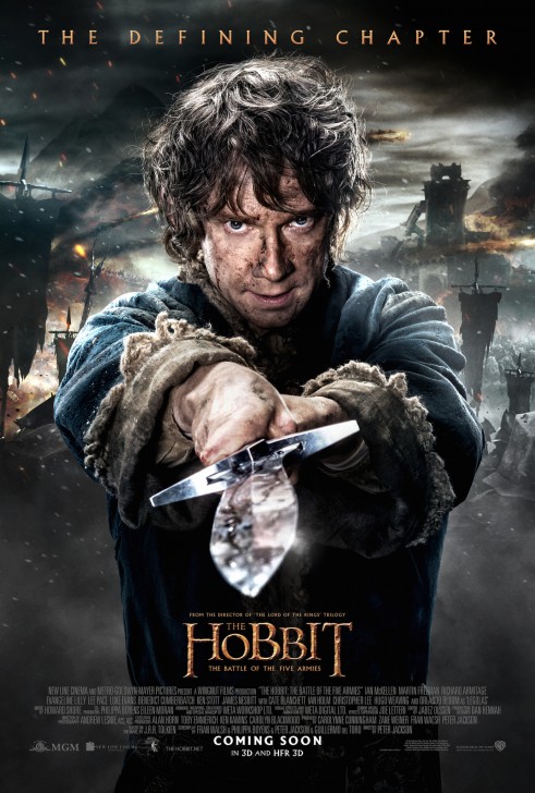 โปสเตอร์หนัง ภาพยนตร์ The Hobbit : The Battle of the Five Armies ค.ศ. 2014 (พ.ศ. 2557)
