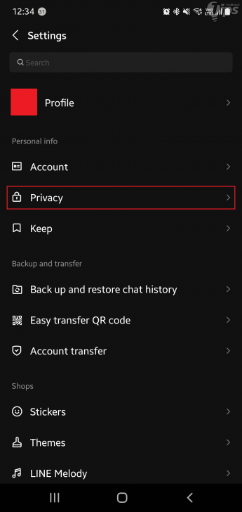 วิธีปิดฟังก์ชันเก็บข้อมูลแชทบน แอปแชท LINE บนมือถือ