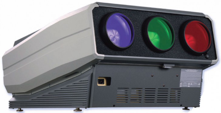 โปรเจคเตอร์แบบ CRT (Cathode Ray Tube Projector)