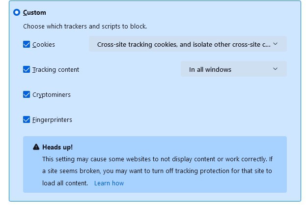 เพิ่มระดับความปลอดภัย ของเว็บเบราว์เซอร์ Firefox (Increase Firefox Browser Security Level)