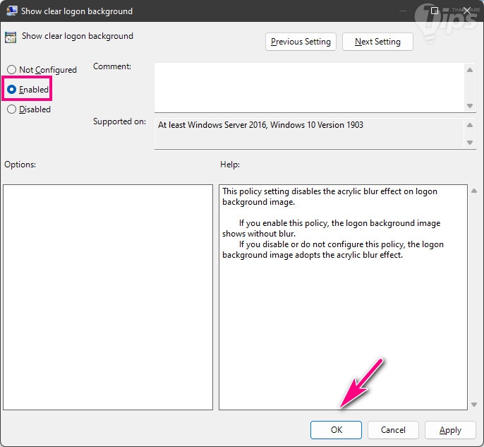 ปิดเอฟเฟคโปร่งใสผ่าน Local Group Policy Editor (Disable Transparency Effects via Local Group Policy Editor)