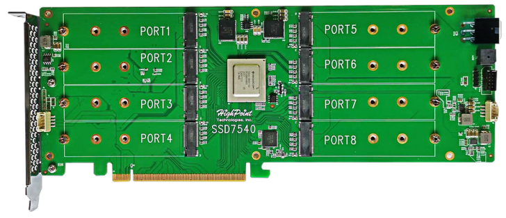 RAID Controller Card ของ Highpoint-tech SSD7540
