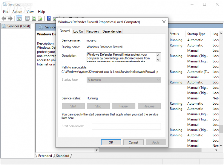 รีสตาร์ท Microsoft Defender Service ใหม่ (Restart Microsoft Defender Service)