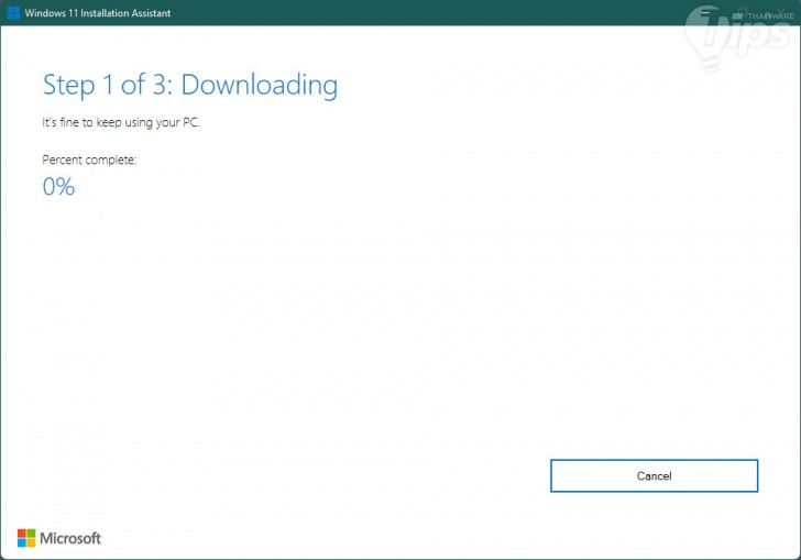 อัปเดตผ่าน เครื่องมือที่ช่วยการติดตั้ง (Update via Installation Assistant Tool)