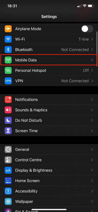 วิธีเช็คการใช้งานดาต้าบน iPhone 