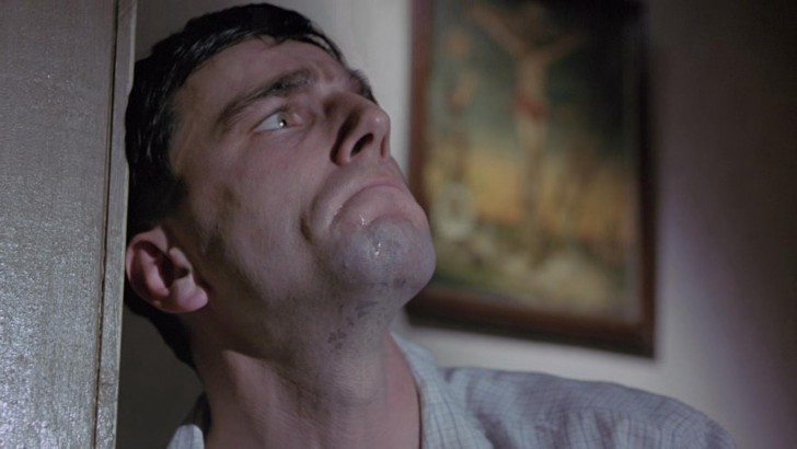 Daniel Day-Lewis ในบท Christy Brown จากหนัง ภาพยนตร์ My Left Foot ค.ศ. 1989 (พ.ศ. 2532)