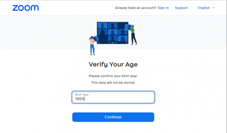 การสมัครใช้งาน Zoom One ด้วยอีเมล (How to sign up Zoom One via Email)