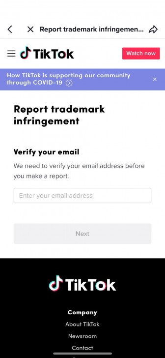 การปฏิบัติเกี่ยวกับเครื่องหมายการค้าบน TikTok  (Trademark disposal on TikTok)