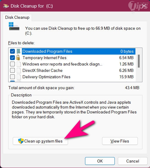 ใช้เครื่องมือ Disk Cleanup (Use Disk Cleanup Tool) ใช้เครื่องมือ Disk Cleanup (Use Disk Cleanup Tool)