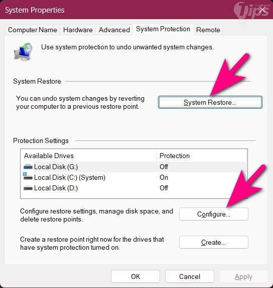 ลดขนาดพื้นที่ในการทำ System Restore (Reduce System Restore Space) ลดขนาดพื้นที่ในการทำ System Restore (Reduce System Restore Space)