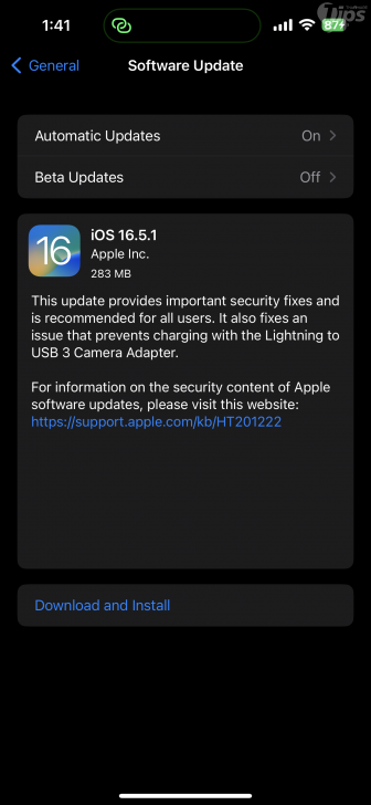 วิธีอัปเดต iOS 16.5.1 และ iPadOS 16.5.1 ผ่าน OTA หรือ iTunes พร้อมลิงก์ดาวน์โหลดเฟิร์มแวร์โดยตรง