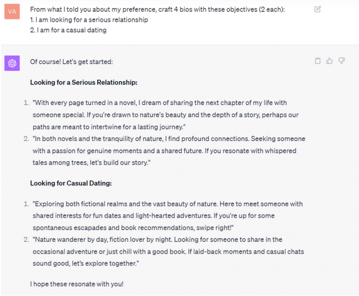 อยากหาคู่ ? ดูการใช้ ChatGPT แชทบอท AI สุดฉลาดช่วยหาคู่ควง คู่เดต