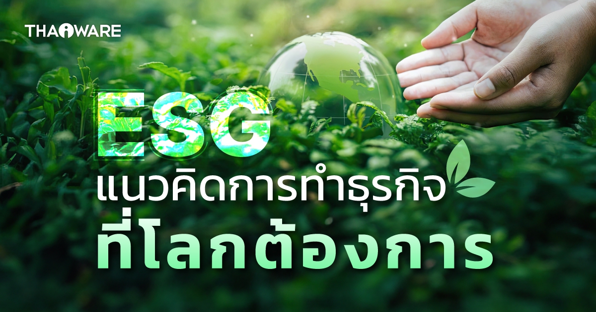 ESG คืออะไร ? แนวคิดการทำธุรกิจเพื่อโลกที่ยั่งยืน มีความสำคัญอย่างไร ?