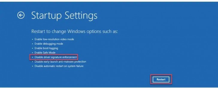 วิธีติดตั้ง Unsigned Driver บนระบบปฏิบัติการ Windows